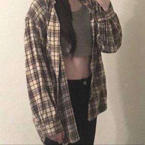 oversized vintage flannel